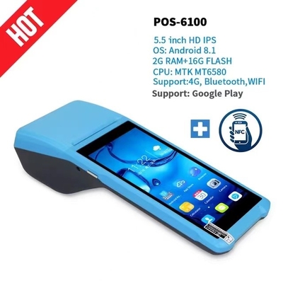 الطابعات الحرارية USB NFC PDA نقاط البيع مقاس 58 مم مع ماسح الباركود 1D 2D QR