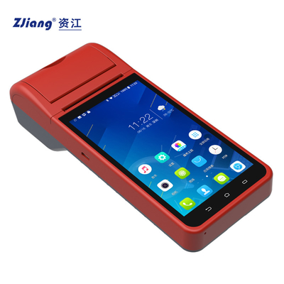 Android 8.1.0 Smart POS Terminal نوع محمول باليد مع وحدة المعالجة المركزية MT6580
