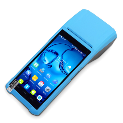 PDA Android نقاط البيع Terminal الكل في واحد مطعم لطلب الطعام طابعة مدمجة مقاس 58 مم