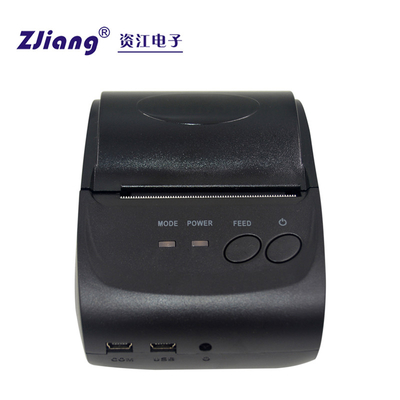 Zijiang Commercial Wireless 58mm Portable Mini Thermal Printer نقاط البيع Systems