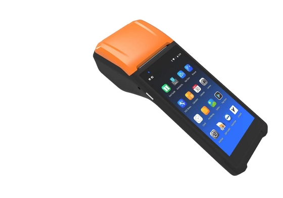 Android Payment Handheld نقاط البيع Terminal 4g نقاط البيع Portable مع طابعة مدمجة