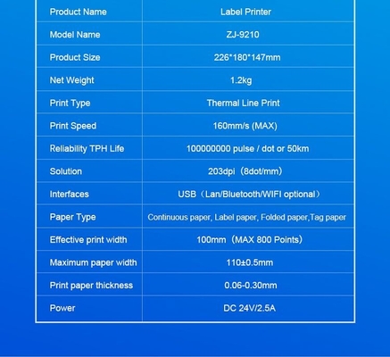 طابعة ملصقات بريدية حرارية USB باركود 4 بوصة طابعة ملصقات حرارية