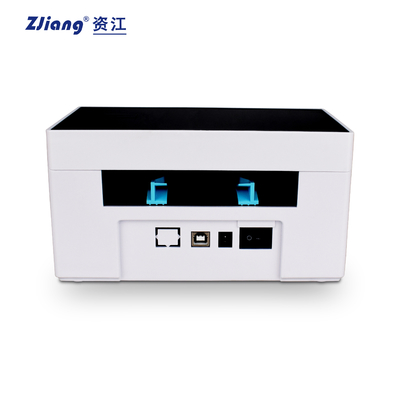 طابعة ملصقات حرارية محمولة 4 بوصة لون أبيض ESC نقاط البيع ZJ-9220