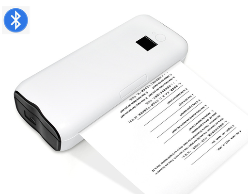 203 ديسيبل متوحد الخواص Usb بلوتوث طابعة ورقية صغيرة محمولة A4 للاستخدام في المكتب أو المنزل