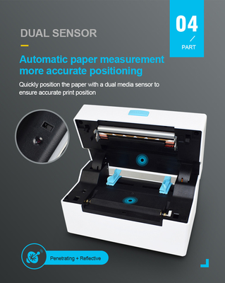 طابعة حرارية ESC نقاط البيع Wireless 4 Inch Label Printer لملصقات الشحن