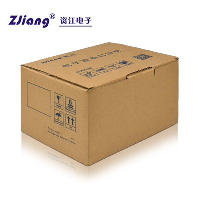 طابعة ملصقات باركود حرارية 4x6 طابعة ملصقات محمولة USB / بلوتوث