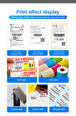 طابعة بلوتوث Shipping Label Maker 4x6 لـ Fedex USPS