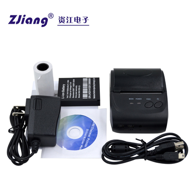 ZJIANG 58mm طابعة حرارية صغيرة محمولة للبيع بالتجزئة نقاط البيع Printer System