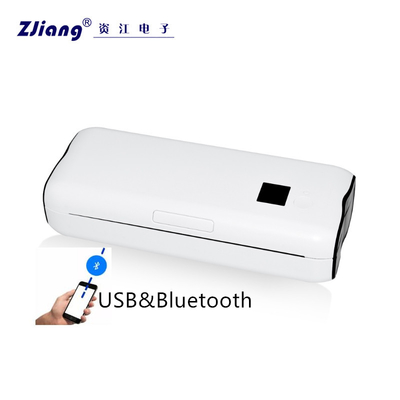 طابعة ورقية Zijiang Wireless التليفون المحمول A4 طباعة حرارية مباشرة لشهادة FCC