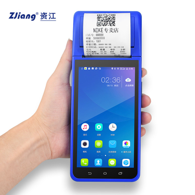 Android 8.1 PDA POS Terminal Mobile Mini محمول مع طابعة 58 مم